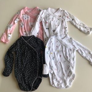 Carter’s bundle! 4 newborn side-snap bodysuits